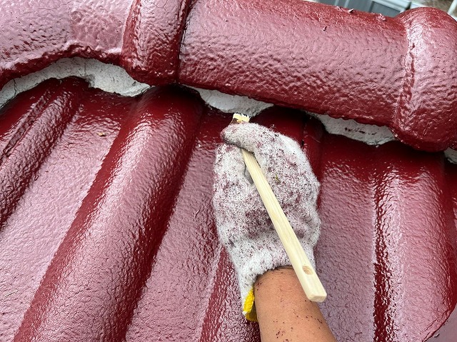 鳴沢村　屋根塗装工事